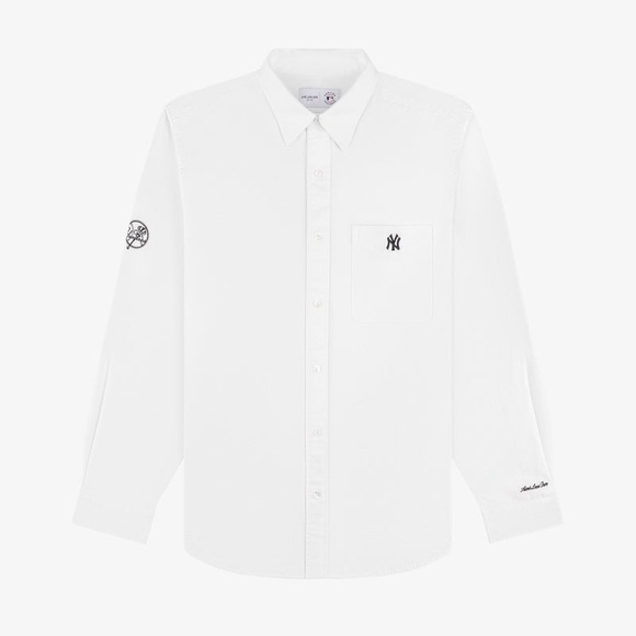 Aime Leon Dore ALD / New York Yankees Leon Overshirt Bright White Men’s Size XL - Picture 1 of 11